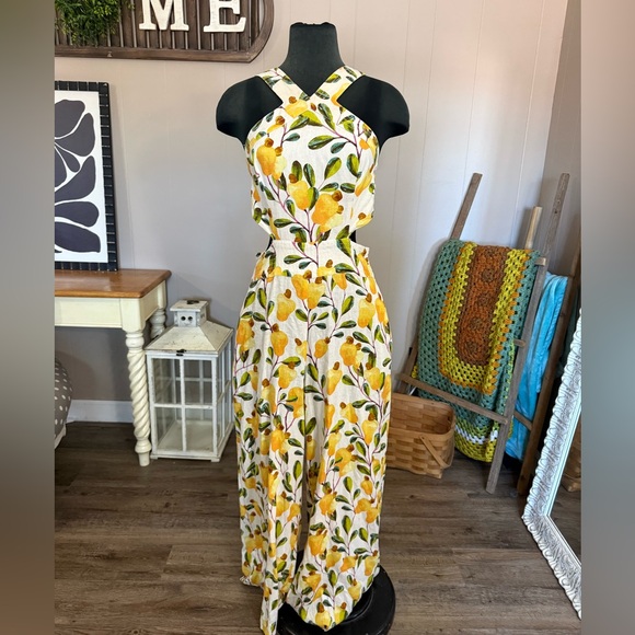 Farm Rio • Anthropologie • Cut Out Wide Leg Jumpsuit - Picture 7 of 16